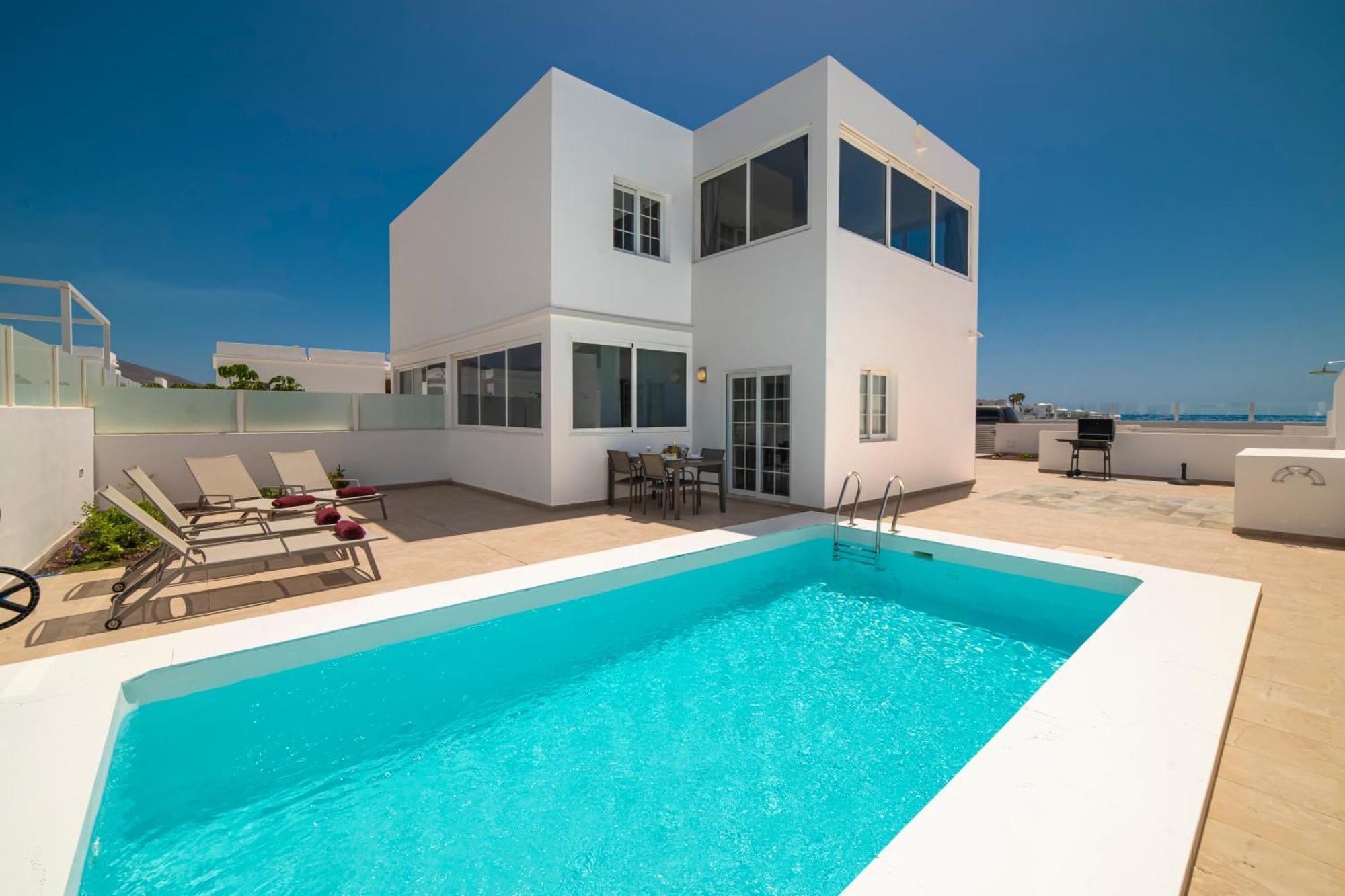 Villa Ocean Wave - Sea Views - Private Pool Playa Blanca  Kültér fotó